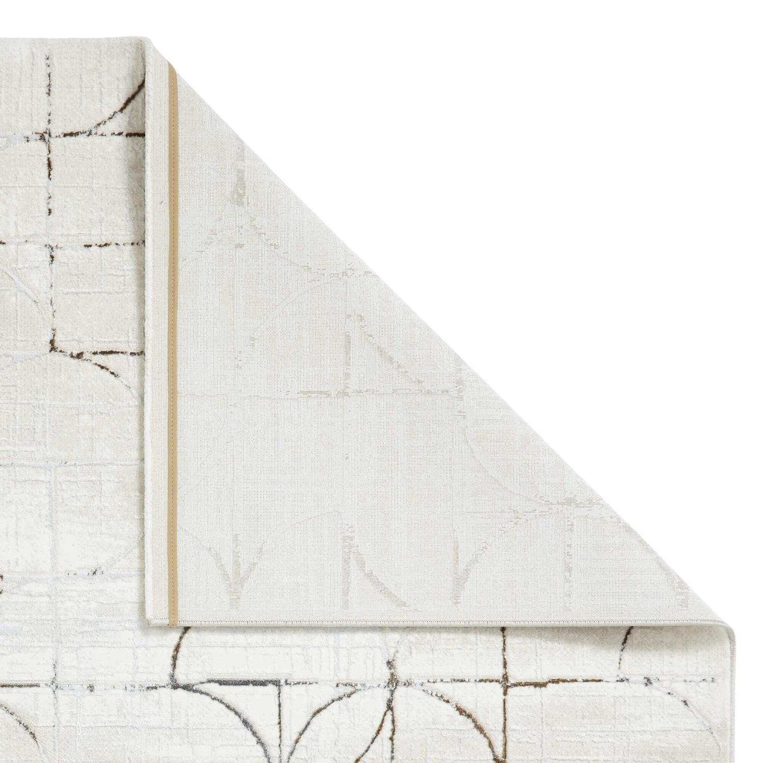 Creation Circles Beige & Silver 160cm X 230cm Rug 5 Creation Circles Beige & Silver 160cm X 230cm Rug - Image 5