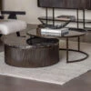 Libra Belvedere Black Nesting Coffee Tables