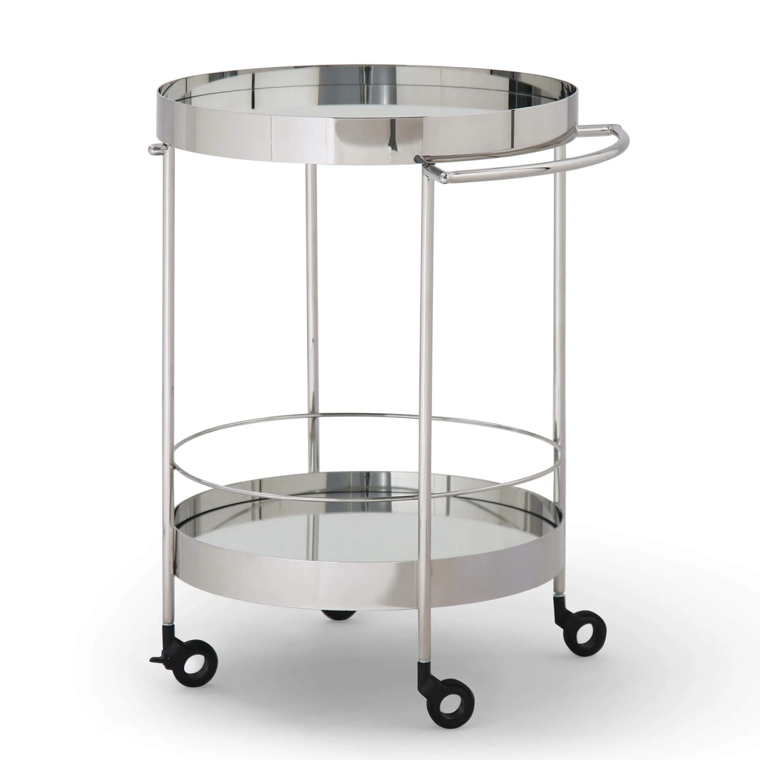 Bramar Mirrored Drinks Trolley 2 Bramar Mirrored Drinks Trolley - Image 2