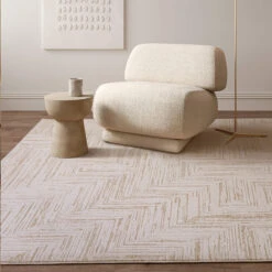 Anders Cross Gold 200cm X 300cm Rug