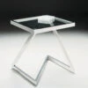 Storm Clear Glass Side Table