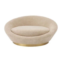Eichholtz Duardo Loveseat In Canberra Sand Fabric
