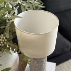 Soga Grey Table Lamp & White Shade -Housingunits 022a76241c827e9889a81d6a2fc62174