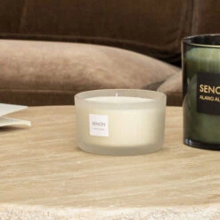 Sences White Alang Alang Lidded 4 Wick Candle