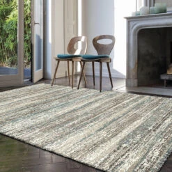 Mehari Blue & Grey 120cm X 170cm Rug