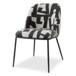Eichholtz Caleb Patterned Fabric Dining Chair