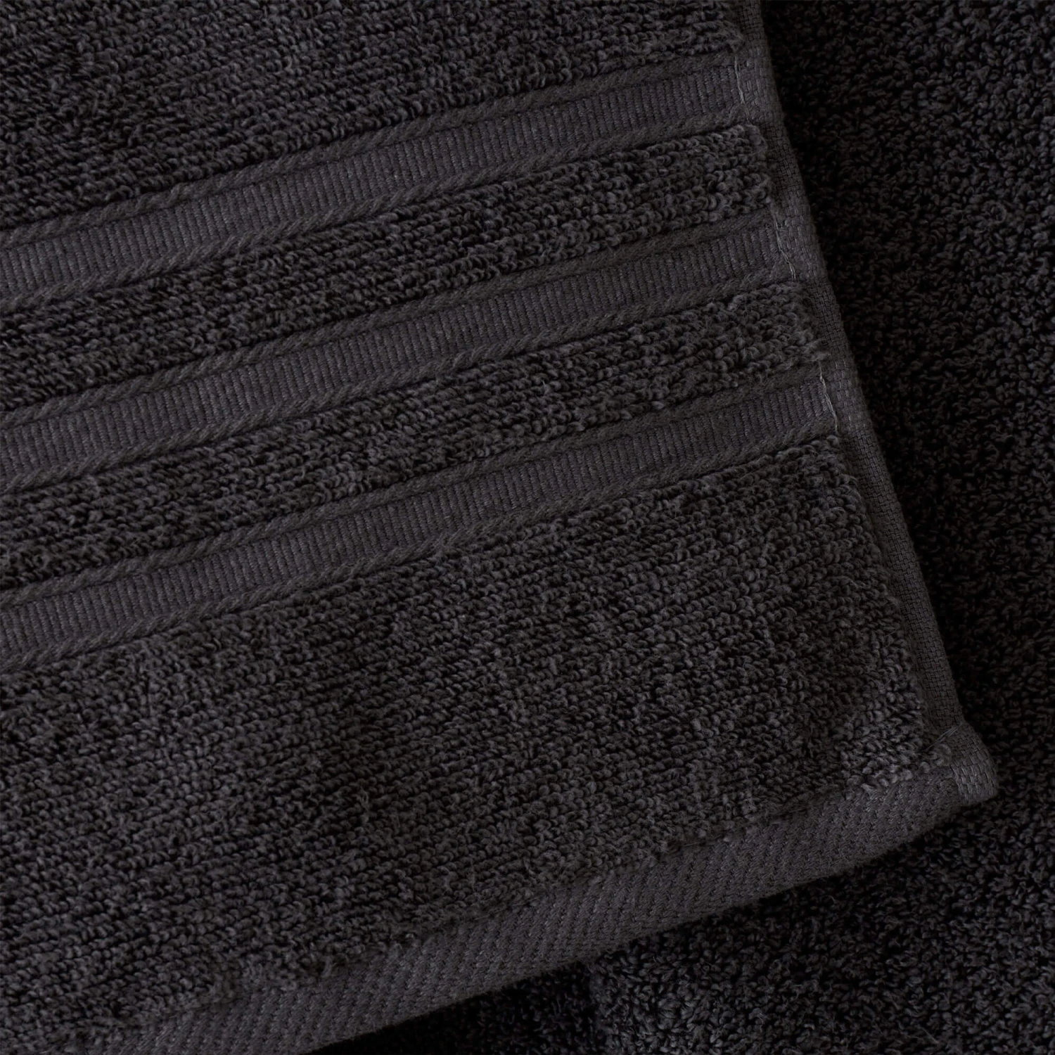 Zero Twist Charcoal Grey Bath Towel 3 Zero Twist Charcoal Grey Bath Towel - Image 3