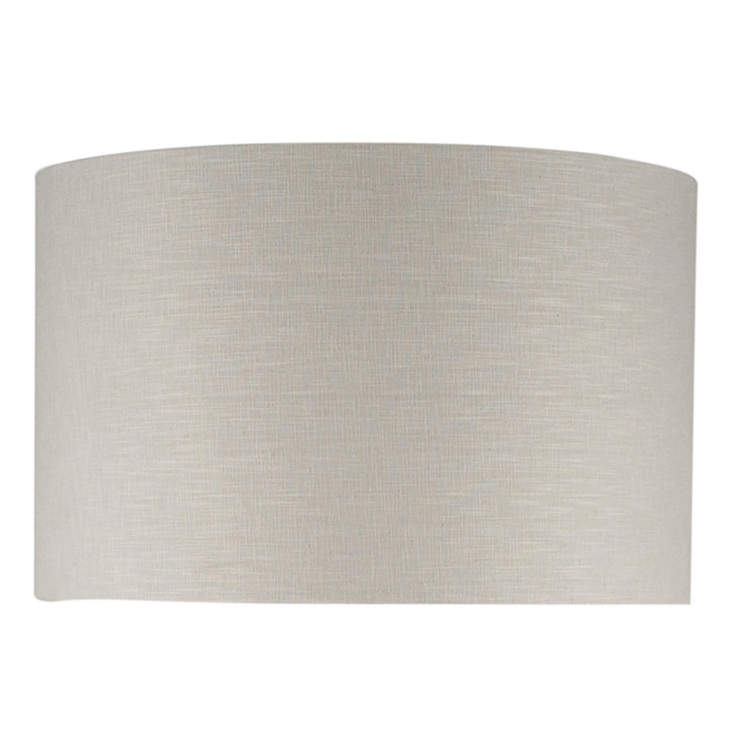 35cm Lino Grey Self Lined Drum Shade 1 35cm Lino Grey Self Lined Drum Shade