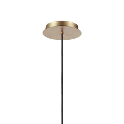 Lino Ribbed Light Gold & Amber Narrow Line Pendant Light -Housingunits 08047d6aba9e5383a01ceba2979f745a