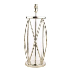 Laura Ashley Beckworth Nickel & Glass Large Table Lamp Base -Housingunits 080f4de2de4a9c888e31e14fe48d47f4 1
