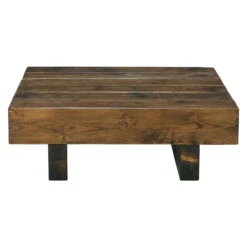 Valmiera Reclaimed Wood 110cm Log Coffee Table -Housingunits 088aa89c3ce6283983c45878813e0667