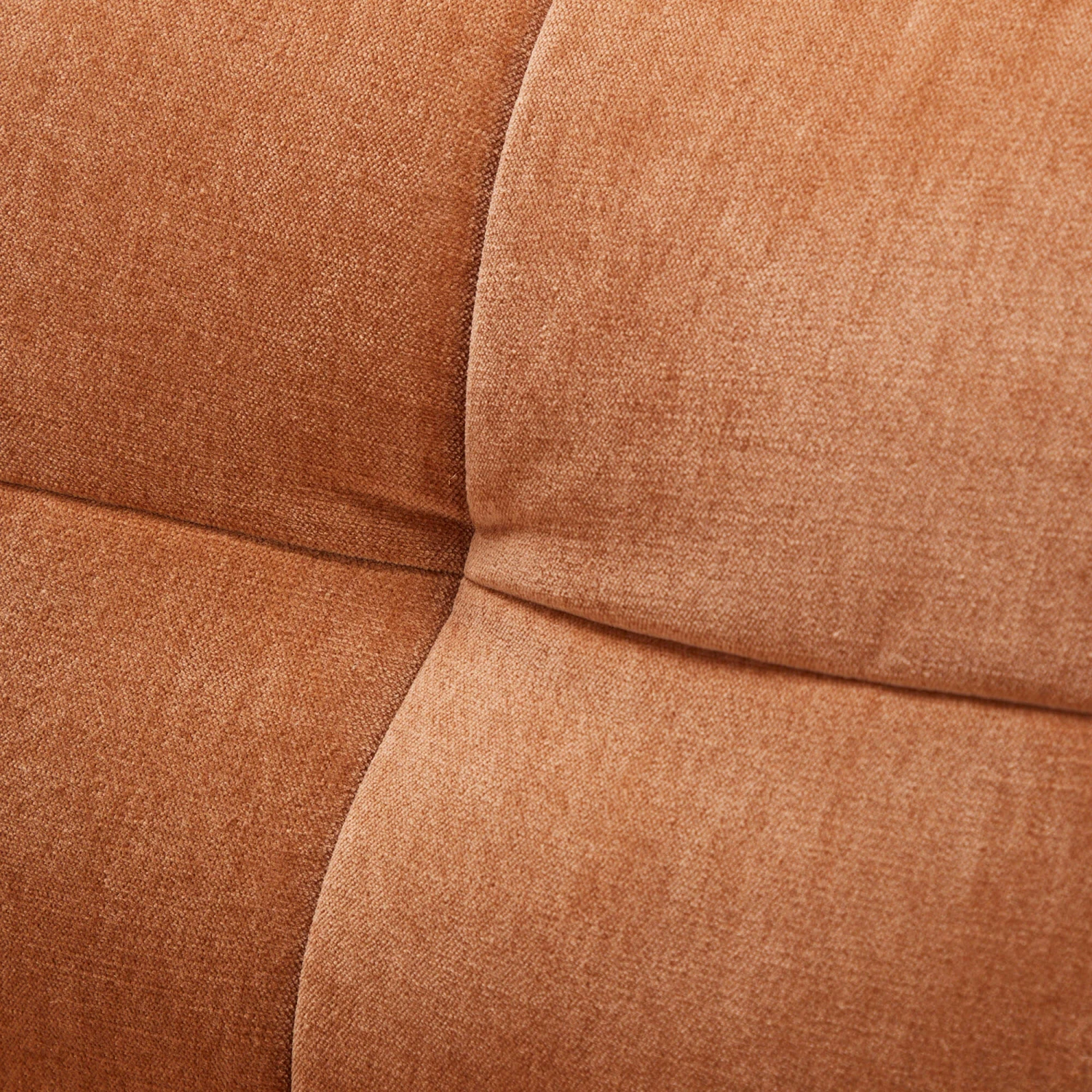 Alexander & James Miller Camel Leather & Velvet Mixed Fabric Snuggler Sofa 7 Alexander & James Miller Camel Leather & Velvet Mixed Fabric Snuggler Sofa - Image 7