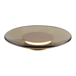 Luna Bronze & Dark Amber Glass Table Lamp -Housingunits 09da88062f0d12e3c4f427615573d1d8