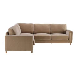Leila Fawn Fabric Left Hand Corner Sofa