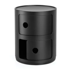 Kartell Componibili Black Recycled 2 Drawer Unit -Housingunits 0a959e6b98dde2eacc5da4d821951ca7