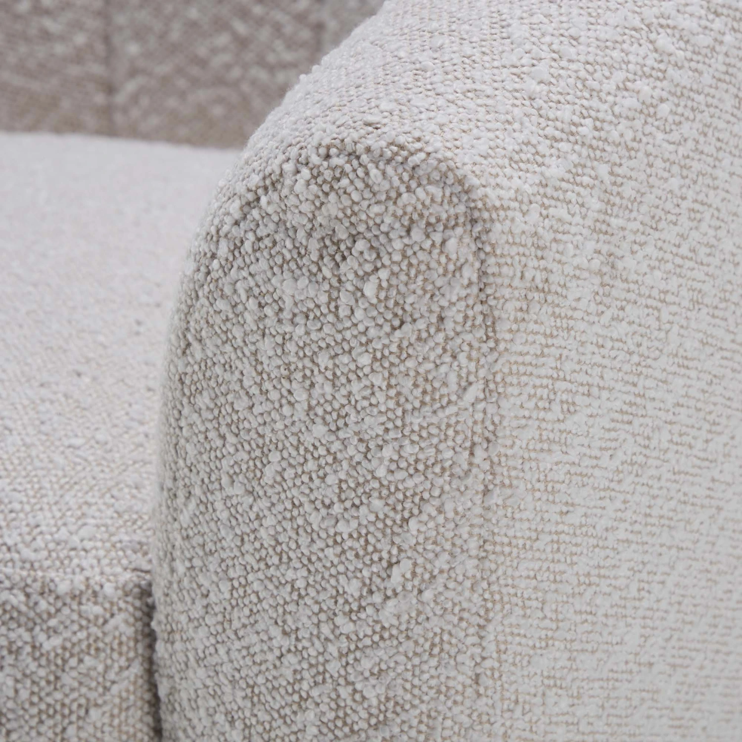 Gisele Ivory Boucle Fabric Swivel Chair 6 Gisele Ivory Boucle Fabric Swivel Chair - Image 6