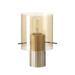 Lino Ribbed Light Gold & Amber Narrow Line Table Lamp 7 Lino Ribbed Light Gold & Amber Narrow Line Table Lamp -Housingunits 0b02dd6fb4c08d72b8fd83e4f9a29edf