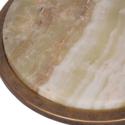 Libra Iota Green Onyx Accent Side Table -Housingunits 0b725f61c2caf276aa28fe36e5103292