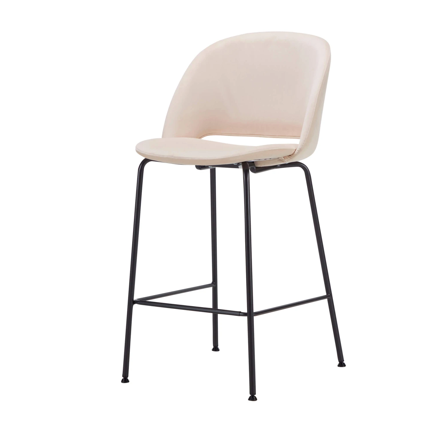 Bontempi Polo Cream Low Bar Stool 1 Bontempi Polo Cream Low Bar Stool