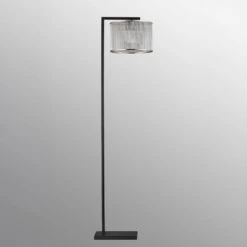 Davis Black Glass Rod Shade Floor Lamp -Housingunits 0c3293f6c3501c091dc403b2501670ed 1
