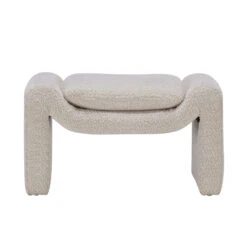 Chelmont Crunch Natural Fabric Footstool
