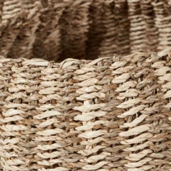 Woven Natural Seagrass Baskets Set 3 -Housingunits 0d871e5cdf217925046cc9876913f0ff
