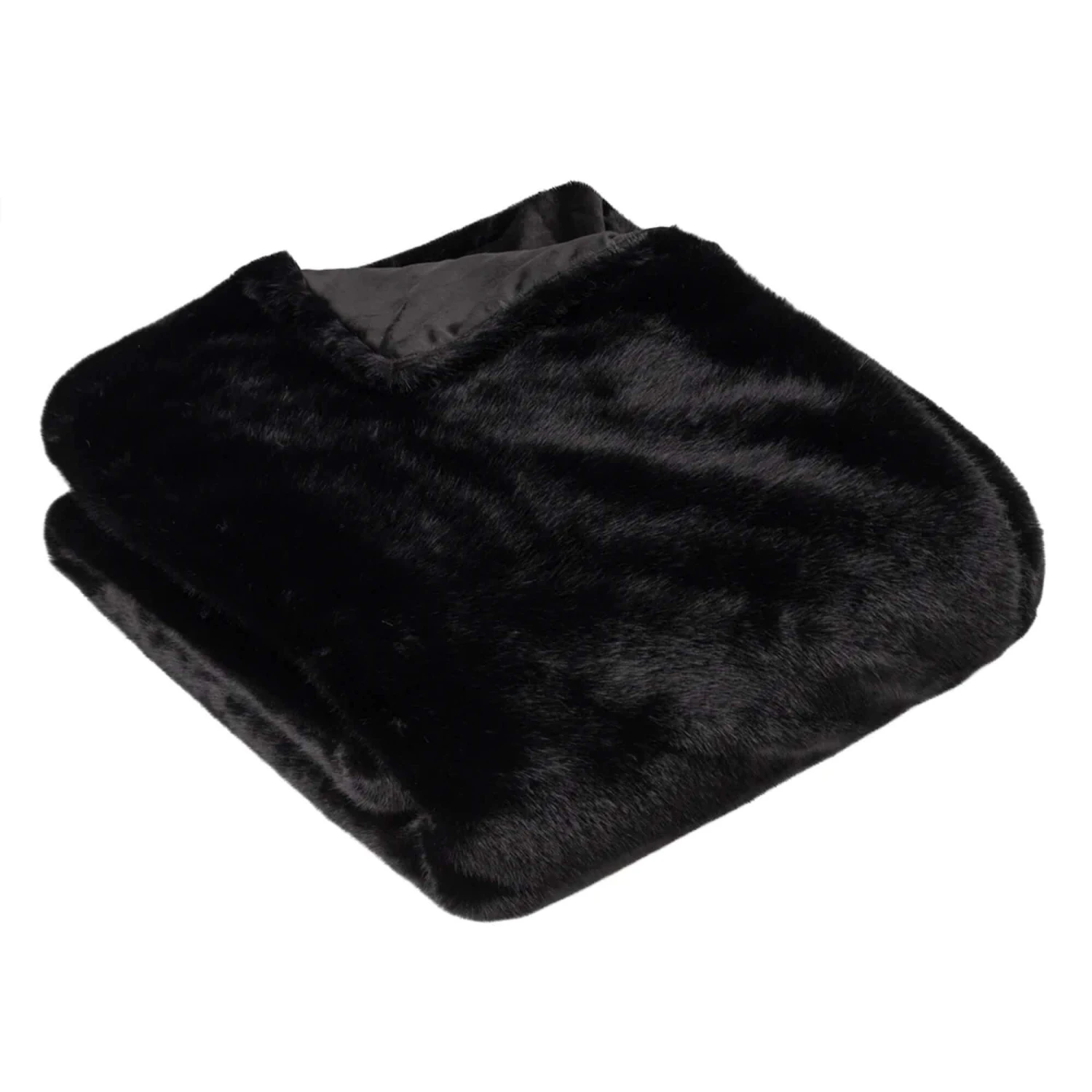 Stanza Jet Faux Fur Throw 2 Stanza Jet Faux Fur Throw - Image 2