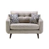 Ariana Natural Boucle Fabric Snuggler Sofa