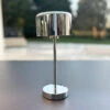 Jeff Polished Silver USB Table Lamp