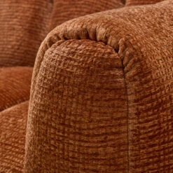 Durante Burnt Orange Boucle Fabric Lounge Chair 11 Durante Burnt Orange Boucle Fabric Lounge Chair -Housingunits 0f96be2769bda100c87f59a787510ab7