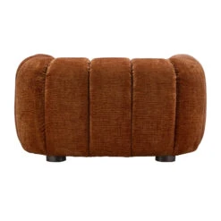 Durante Burnt Orange Boucle Fabric Lounge Chair 10 Durante Burnt Orange Boucle Fabric Lounge Chair -Housingunits 0fc150bc72b888c099f970eaf1d5048d