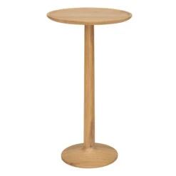 Ercol Siena Natural Oak High Round Side Table