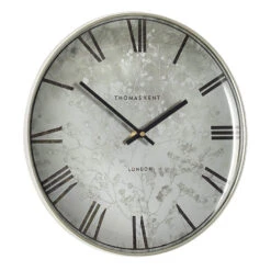 Thomas Kent Silver Roma Wall Clock