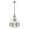 Laura Ashley Zaria Antique Brass Pendant Light