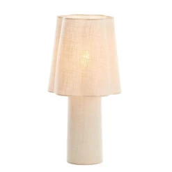 Musaby Natural Linen Table Lamp