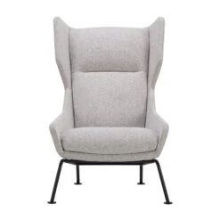 Tuffello Light Grey Fabric Accent Chair