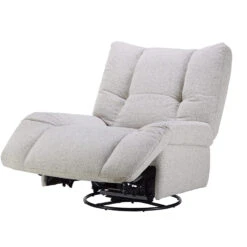 Marco Light Grey Fabric Power Glider Recliner Chair -Housingunits 114b836634a24d80f6c07224289f744a