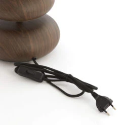 Danialo Dark Wood Effect 50.5cm Table Lamp With Cream Rope Shade -Housingunits 11682e8a5259f07040d546d87870abf4