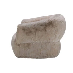 Niva Beige Faux Fur Armchair -Housingunits 1180d221d3507f14bdc34f629590b3a9