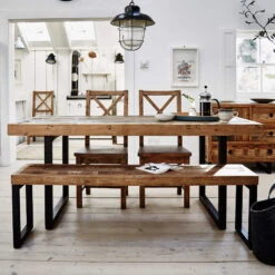 Malmo Reclaimed Timber 180cm Dining Table -Housingunits 11d6901a503d0e1ddea4281d505f1dc9