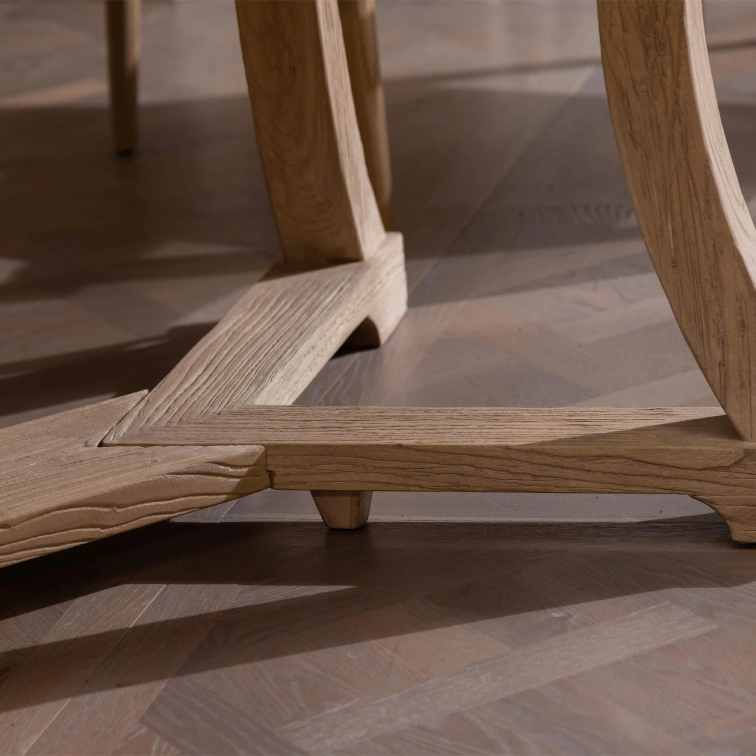 Linea 240cm Elm Wood Dining Table 8 Linea 240cm Elm Wood Dining Table - Image 8