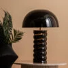 Gracio Black Enamel Table Lamp