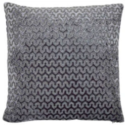 Oslo Large Slate Velvet Cushion