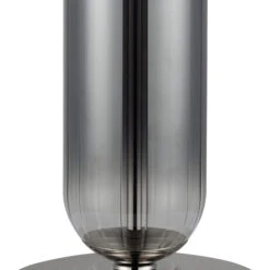 Ariah Polished Nickel & Smoked Fade Glass Tubular Table Lamp Base -Housingunits 13b5be1e47e2f4bdc4fff57aa6d657e8