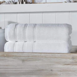 Christy Antalya White Cotton Bath Towel