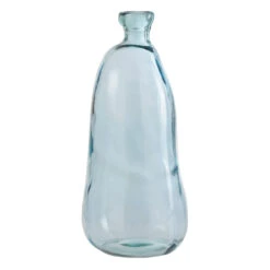 Olivia Light Blue Glass Vase