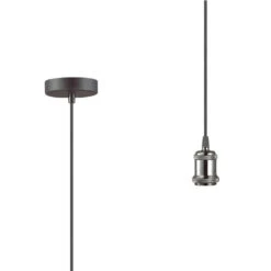 Hipsa 1.5m Black Pendant Light Cable And Bracket 6 Hipsa 1.5m Black Pendant Light Cable And Bracket -Housingunits 146475baabf08c5428e5a0237a0f9c92