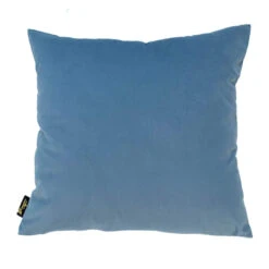 Velvet Bow Blue Cushion -Housingunits 14f872c64f5a32d34943e4b77a8969fb