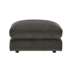 Gabriella Dusk Charcoal Fabric Footstool
