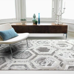 Aurora Crystal 120x170cm Rug